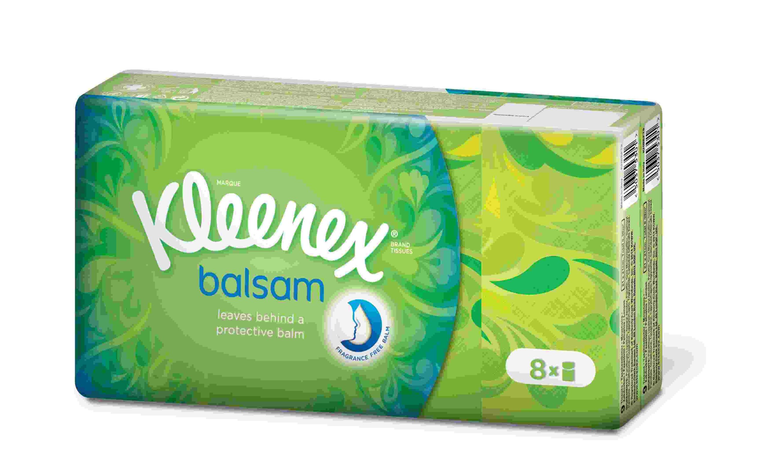 Kleenex Taskuratikud Balsam 9tk 8pakki 4 Kihiline Odavad Kaubad